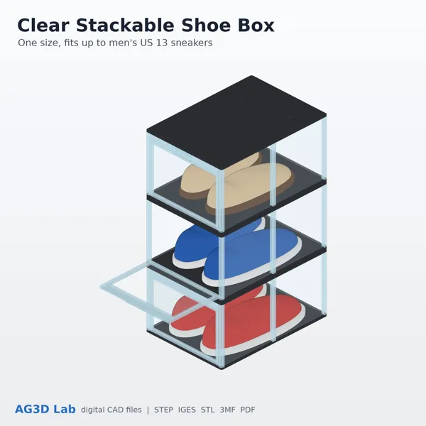 Stackable Shoe Box v3